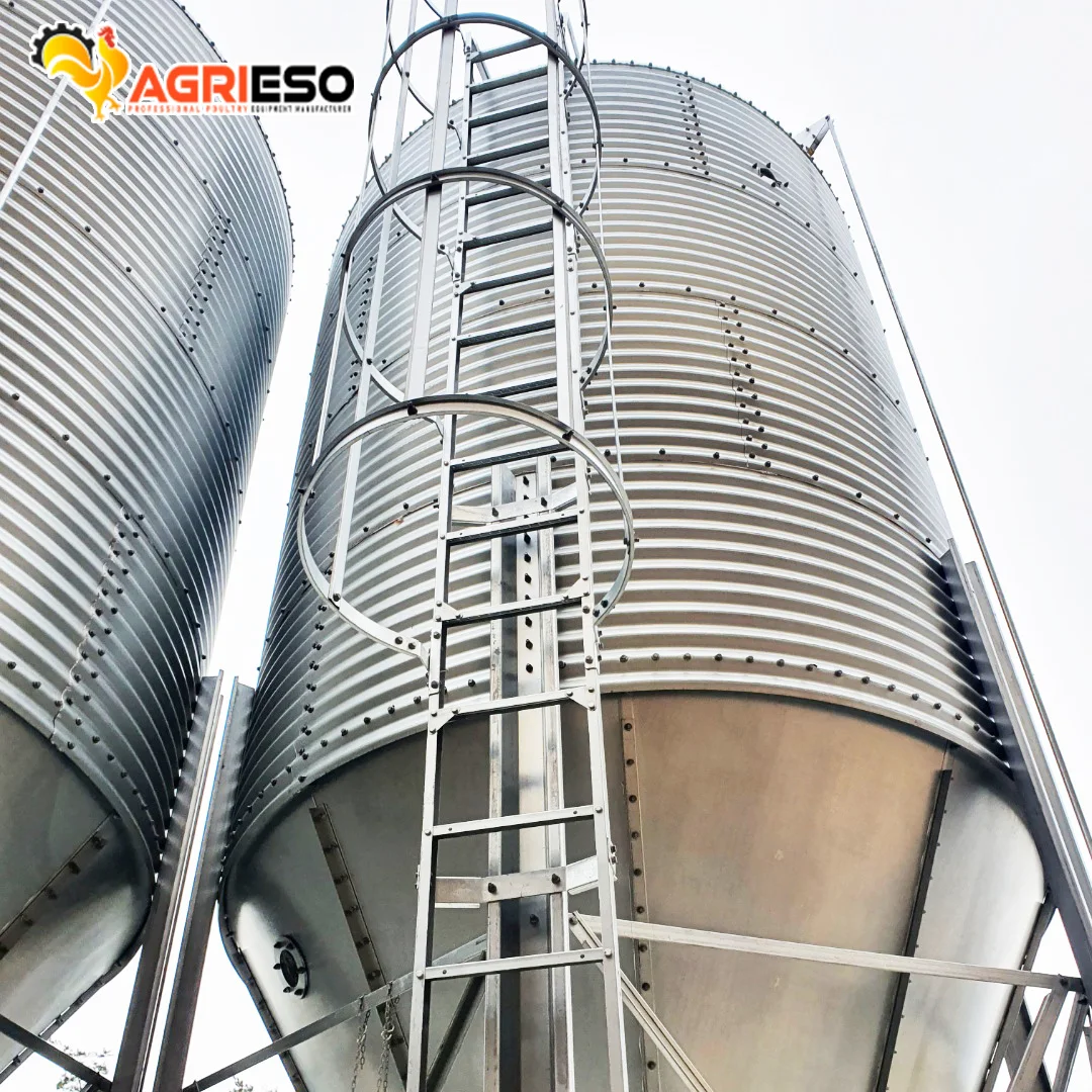 

Top Quality 3ton - 30ton Feed Silo for Corn Wheat Soya Chicken Farm Grain Feed Silo