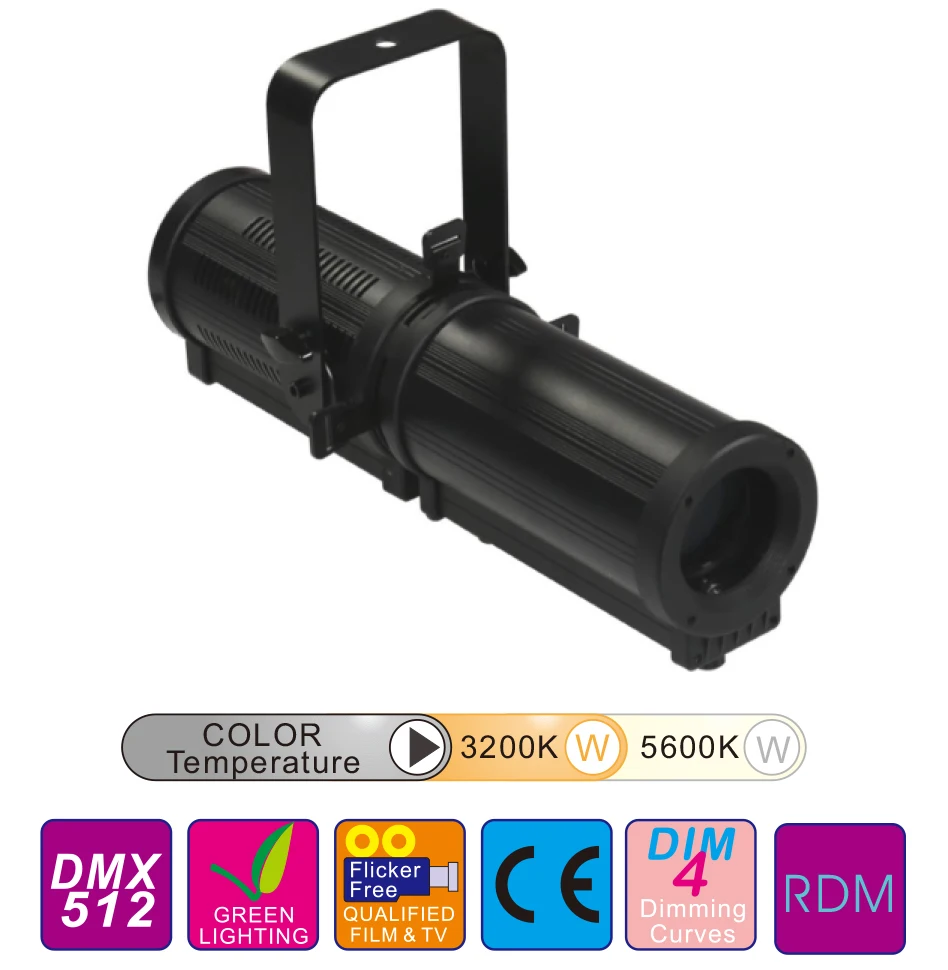 LD-60PRLS-W COB 60W LED Zoom Bean Angle Profile Light DMX512 Stage Light For Party Performance Exhibition