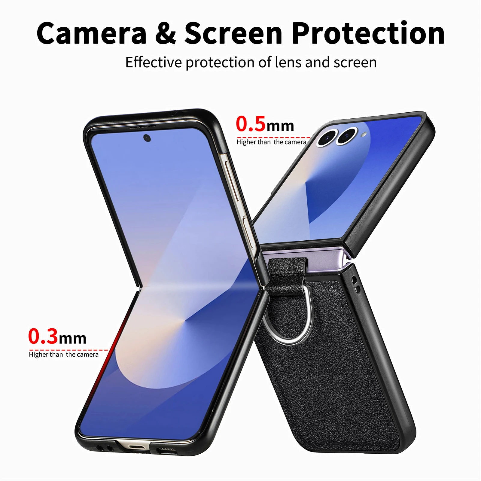 Aksesori Casing Lipat Modis Mewah untuk Casing Samsung Galaxy Z Flip7 5G Flip 7 Flip6 Flip 6 5 4 3 2 1 Flip5 Flip4 Flip3