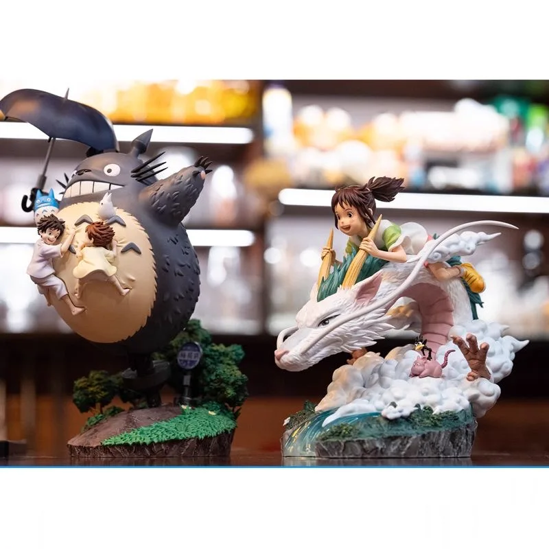 Ogino Chihiro And Nigihayami Kohakunushi Anime Figure Pvc Action Model Doll Customized Collectible Toy Gift For Fans