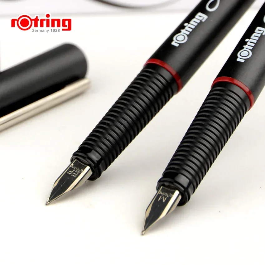The German Rotring Original Fountain Pen Art EF/F/M/1.5/1.9/2.3mm Practice Writing Pen Accessories Handwriting Gifts Business