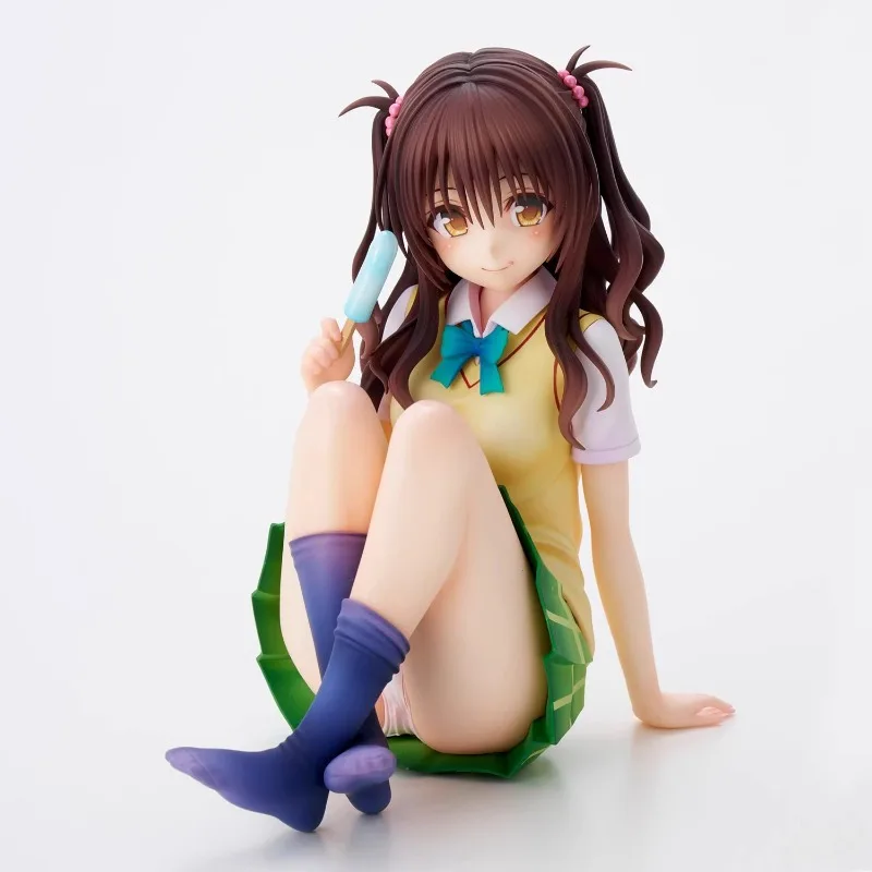 

To Love-Ru Uniform Series Mikan Yuuki -High School Student ver Original genuine 150mm PVC Action Figure Anime Figure Model doll
