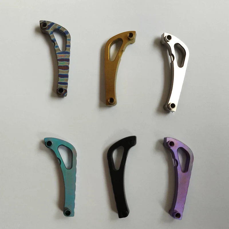 6 Colors CNC Knife Titanium Integrated Backspcer Liners With Axis Shaft for Benchmade Bugout 535 Knives Back Spacer Spine Keel