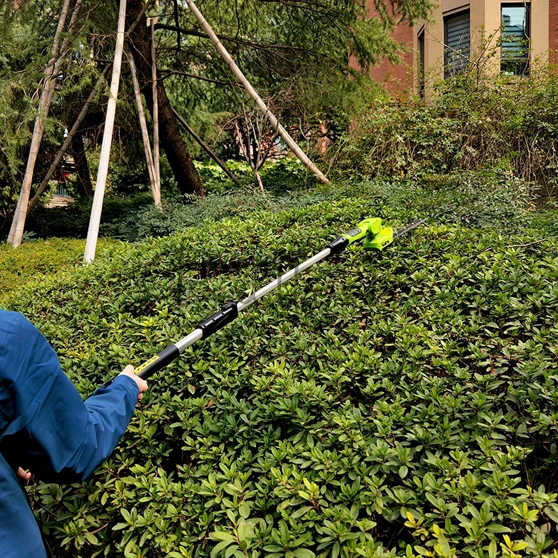 Lithium battery high branch chain saw scissors telescopic high altitude saw hedge trimmer handheld electric