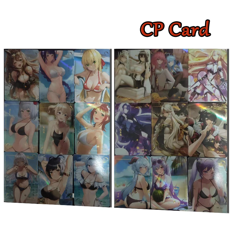 Goddess Story SSR UR CP card Yae Miko Beelzebul Ganyu IJN Taiho Kafka Shenhe ACG Sexy Goddess boy Toy collection Birthday Gifts