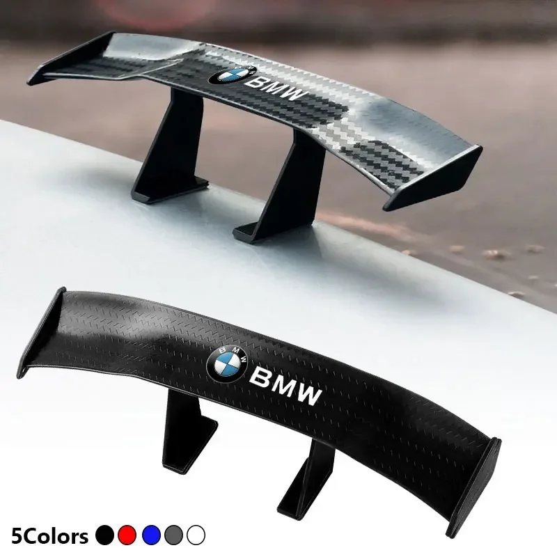 Car Rear Spoiler Mini Spoiler Wing Small Tail Emblem Sticker Decoration For BMW E34 E46 E39 E38 E90 E60 E36 F30 F30 F10 E92 E38