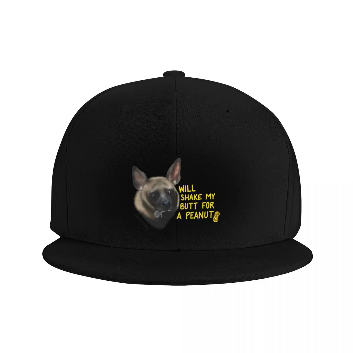 Shake my butt for a peanut - striped hyenaCap Baseball Cap Military Tactical Cap Golf Wear Woman Men's