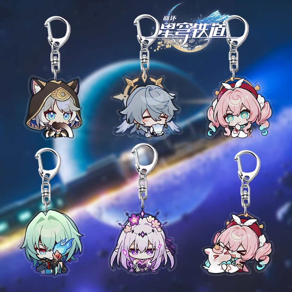 

Honkai: Star Rail Game Merch Брелок Kafka Firefly Aventurine Dan Heng Imbibitor Lunae Blade Подвеска Коллекционный подарок для фаната