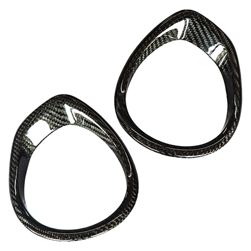 Motorcycle Carbon Fiber Speedometer & Tachometer Ring Cover Trim For Yamaha TMAX 530 2017 2018 2019 TMAX 560 2020 2021 Parts