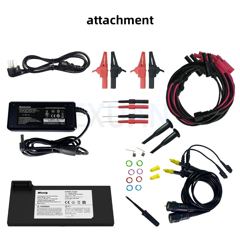 Micsig-osciloscopio de diagnóstico automotriz SATO1004, decodificador de 4 canales, 100M de ancho de banda, de mano, completamente táctil, serie SATO