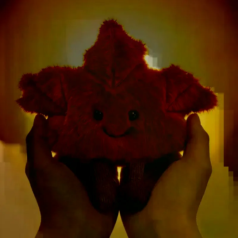 1Pcs Bag Pendant Cute Maple Leaf Doll Plush Keychain Toy Gift For Autumn Soft Stuffed Animal Collectible Toys