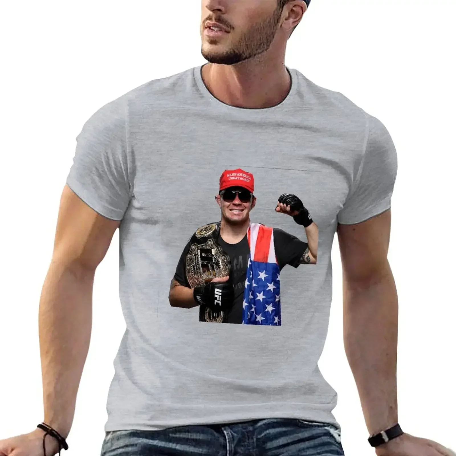 colby covington T-Shirt quick drying plain t shirt men