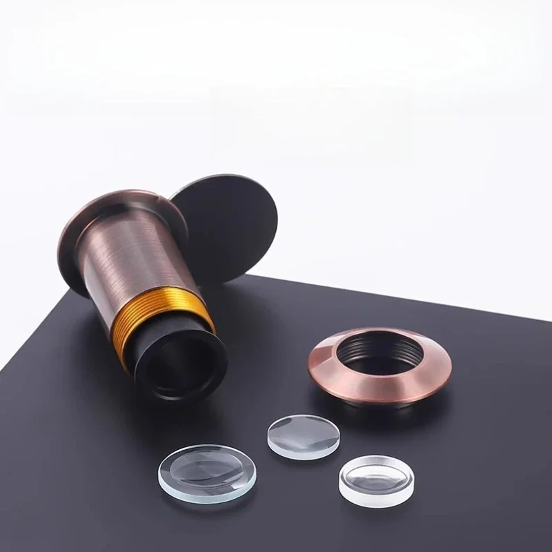 زاوية واسعة 200 درجة أمن الوطن ثقب الباب عين القط HD زجاج عدسة عارض الباب لتعزيز سلامة المنزل