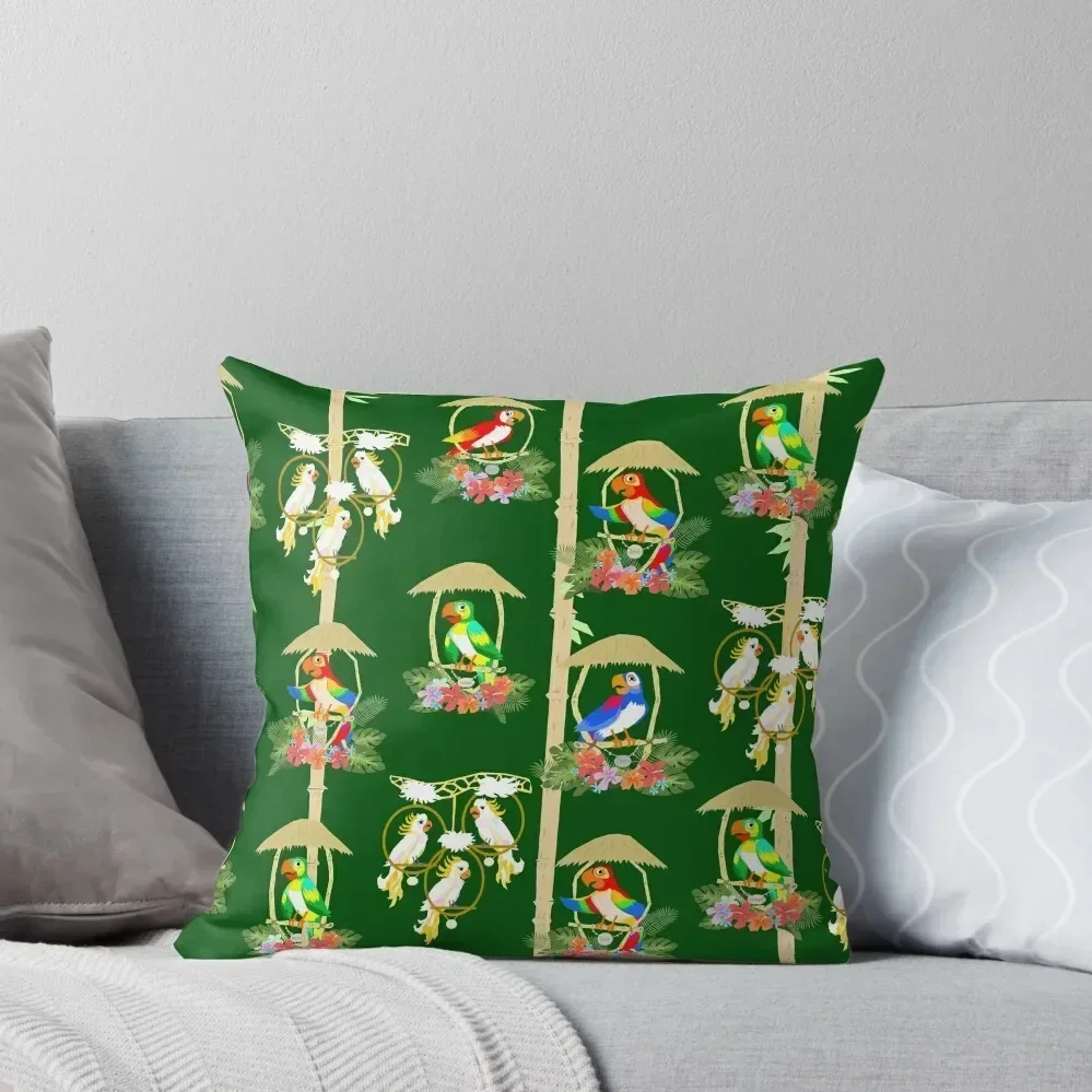 

Tiki Room Birds Throw Pillow Decorative pillowcase Bed pillowcases Decorative Sofa Cushion pillow