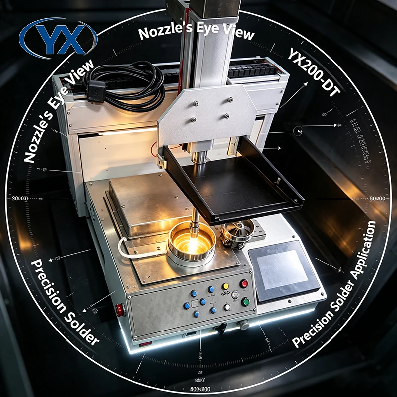 Including Tariff Prices YX200-DT Small Select Solder Machine SMT Desktop Wave Solder Machine for SMT Assembly Line