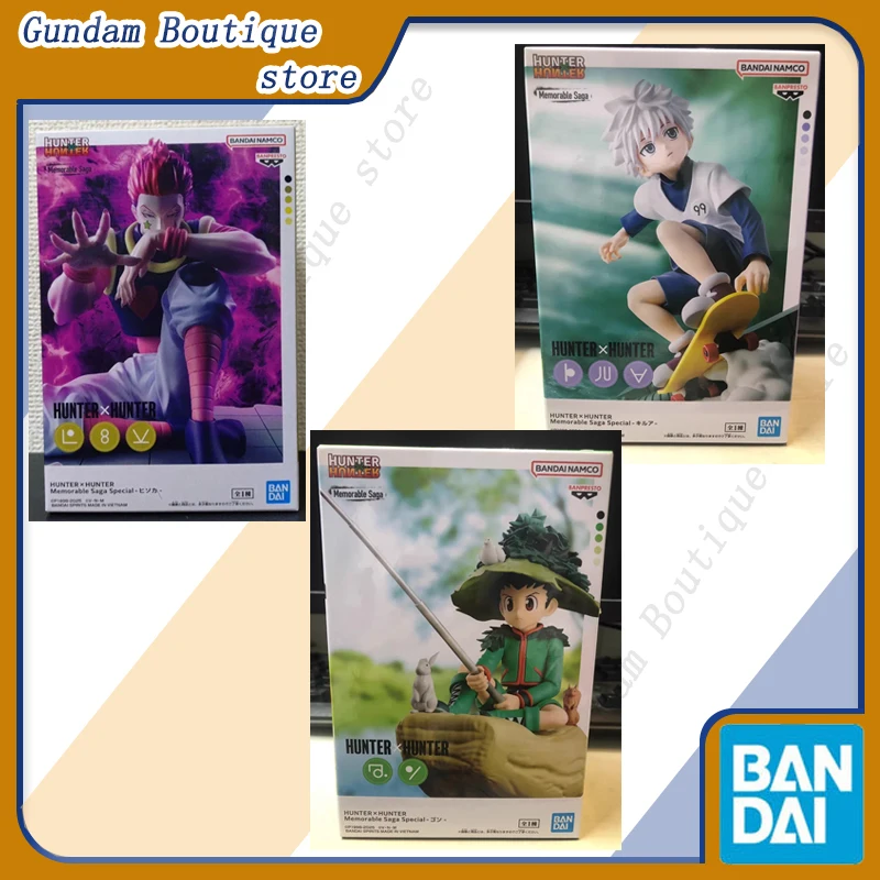

Bandai Genuine Anime HUNTER×HUNTER Memorable Saga GON FREECSS Killua Zoldyck Hisoka Action Figure Model Toys Gift Children Gift