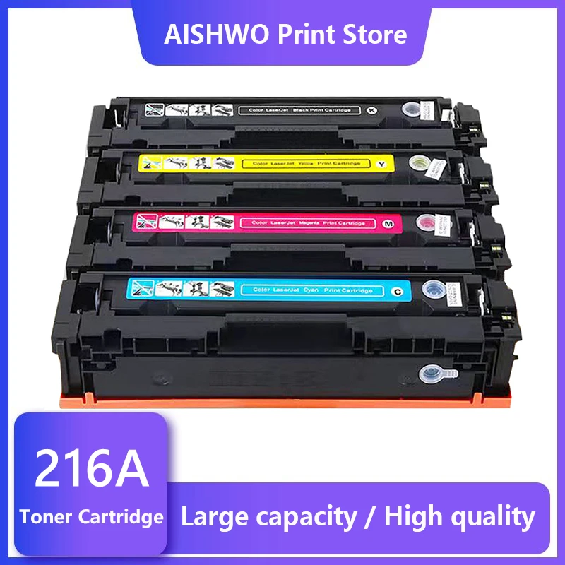 Compatible Toner Cartridge for HP 216A 215A M155a M155nw & MFP M182n M182nw M183 M183fw W2410A W2411A W2412A W2413A (No Chip)