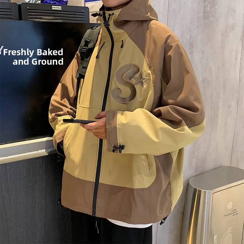 

Осень-зима, большой размер 300, гонконгский тюнер с вышивкой, мужской тюнер в стиле хип-хоп с капюшоном, модный брендовый молодежный тюнер