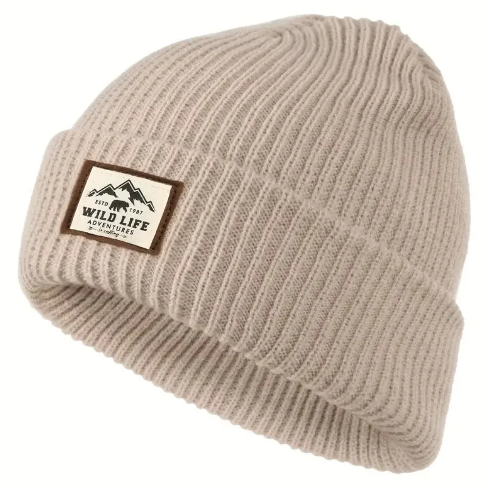 New Warm Outdoor Fleece Sports Hat Knitted Windproof Winter 