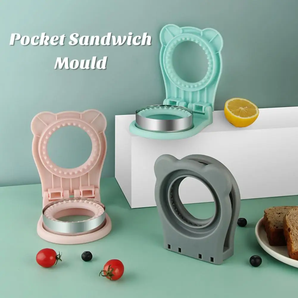 Sandwich Cutter Mould Smooth Cutting Non-Deformable Safe Grip Food Grade Easy Release Sandwich Mold Home Supplies