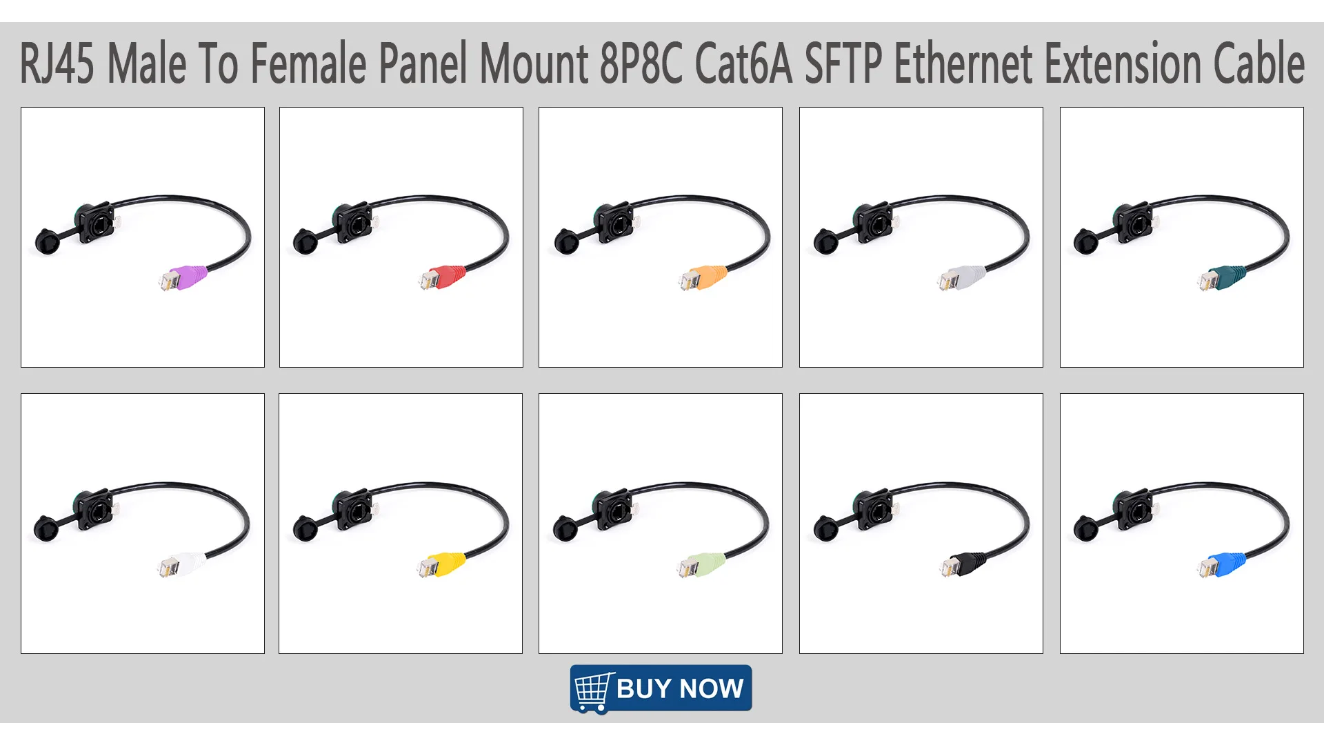0,3 M-100 M CAT5/CAT5E RJ45 Bühne Ethernet Verlängerung Abgeschirmtes Kabel Outdoor & Indoor LAN Netzwerk STP/SFTP Kabel mit Zinklegierung Stecker – Detail 5