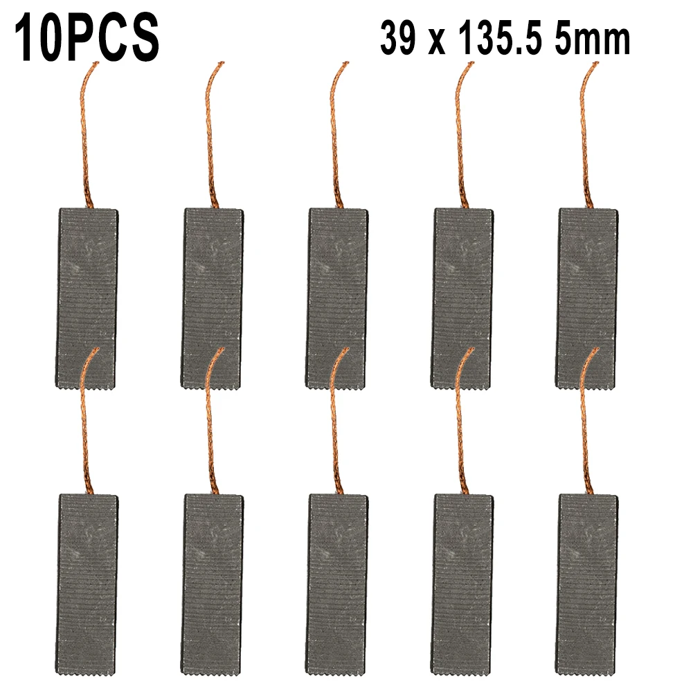 10pcs Super Carbon Brushes Graphite Brushes 39x13.5x5 Mm For Siemens Washing Machine Motor High Quality Practical Tool Accessor