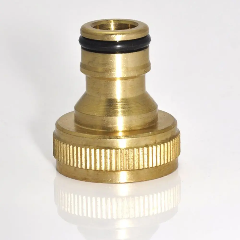 3/4'' Useful Durable Pipe Hosepipe Threaded Water Hose Gardening Snap Tap Adaptor Brass Quick Connector
