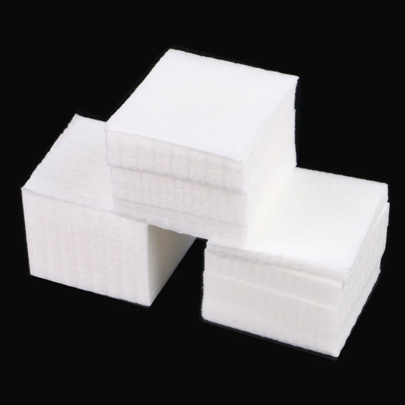 Lingettes noires en coton non pelucheux pour dissolvant de vernis à ongles, outil de manucure, 1 pièce, 325 pièces