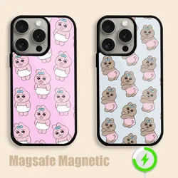 Kawaii O-Opanchu Usagi  Phone Case For iPhone 15 14 13 12 11 Pro Max Plus Magsafe Magnetic Wireless Charging Cover