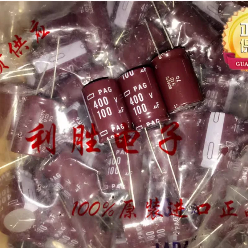 10pcs-100pcs-100uf-400v-capacitor-eletrolitico-japones-black-diamond-400v100uf-18-25-pag