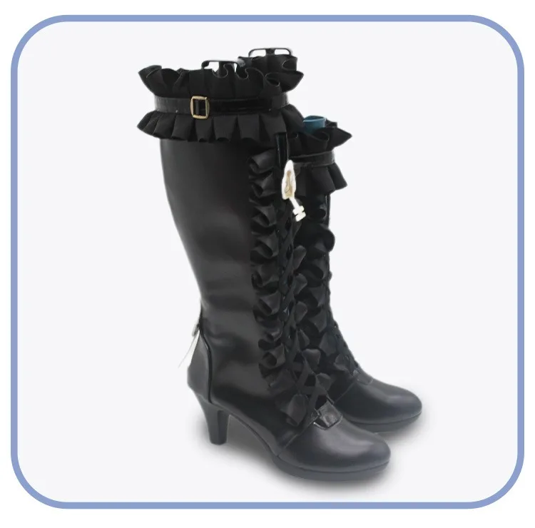 Herta Cosplay Schuhe Spiel Honkai Star Rail Cosplay Requisiten PU Leder Schuhe Halloween Karneval Stiefel Nach Maß