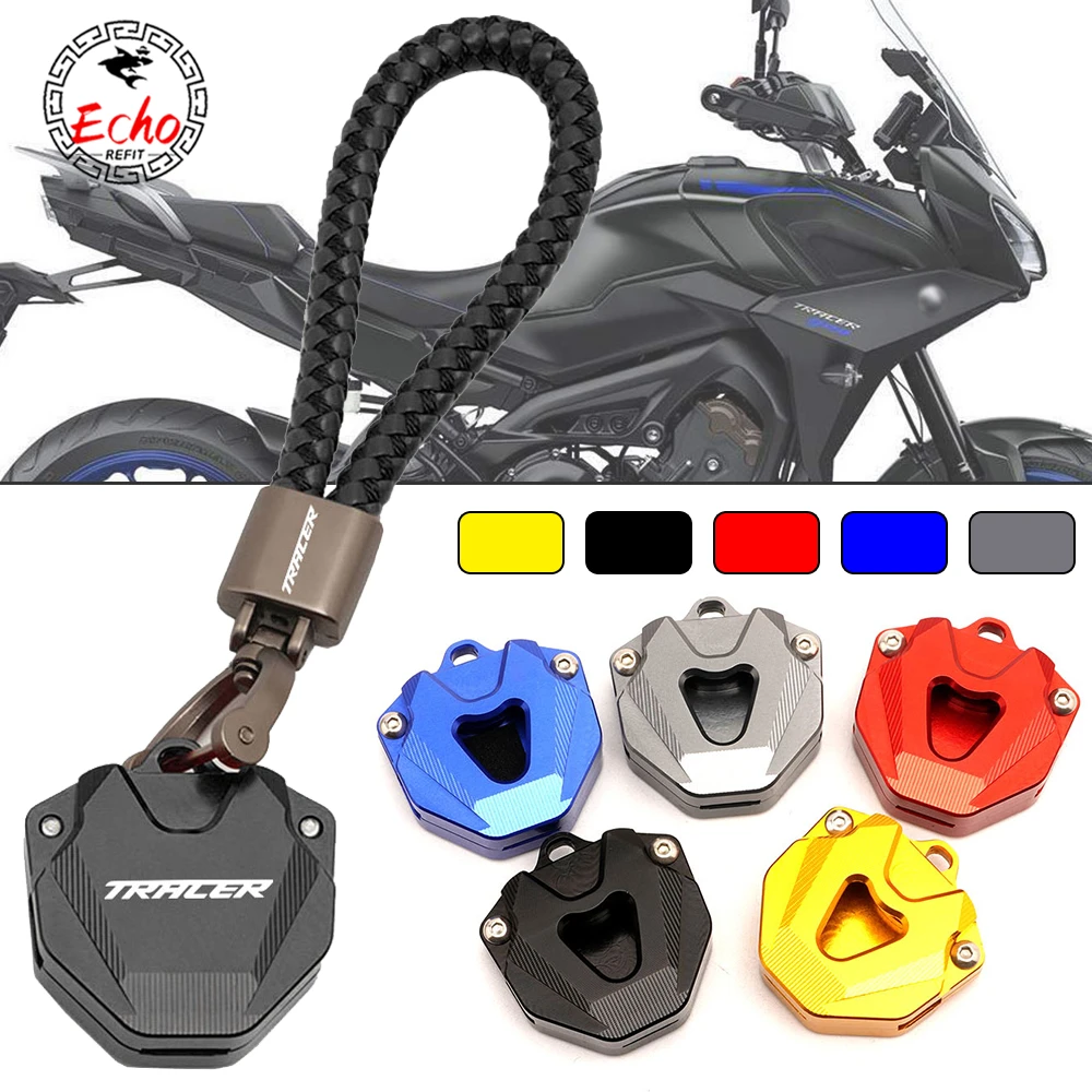 2024 New Hot For Yamaha TRACER 7 9 900 700 / GT MT07 MT09   Motorcycle CNC Key Cover Case Shell Keychain Keyring Key Chain Holde