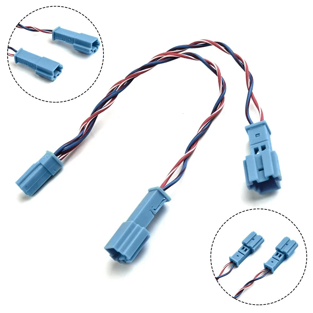 For BMW E/F/G Series 2pcs Car Speaker Tweeter Plug Connector Adapter Wiring Cable Y Harness Splitter Brand New Car Accessories