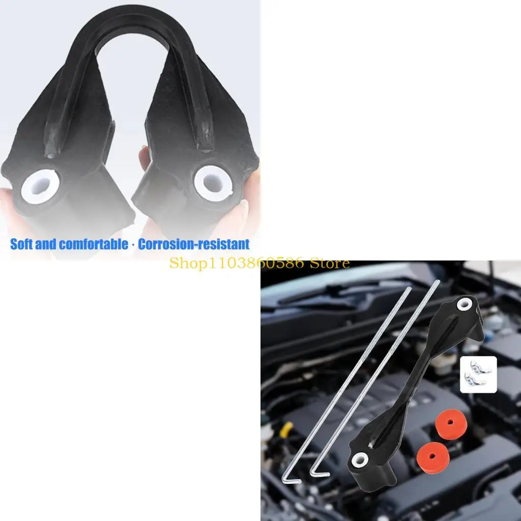 242A Vehicle Battery Securing Bracket Kit with Hold-Down Bar and J-Bolts, Replacement Hardware for Standard Automotive Battery