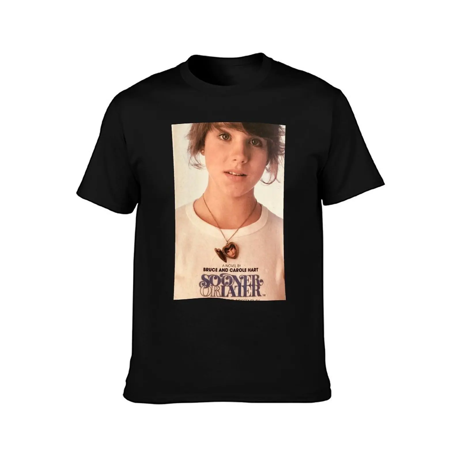 Cover to Sooner or Later T-Shirt Simple Solid Color Crew Neck Tee T-Shirt