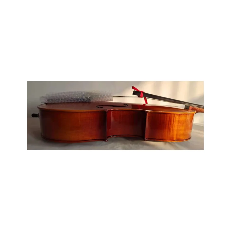 SONG-Hand Made Maple Back and Neck Guitar with Bag, Bow and Rosin, Solid Wood, Hand Made, 1/4