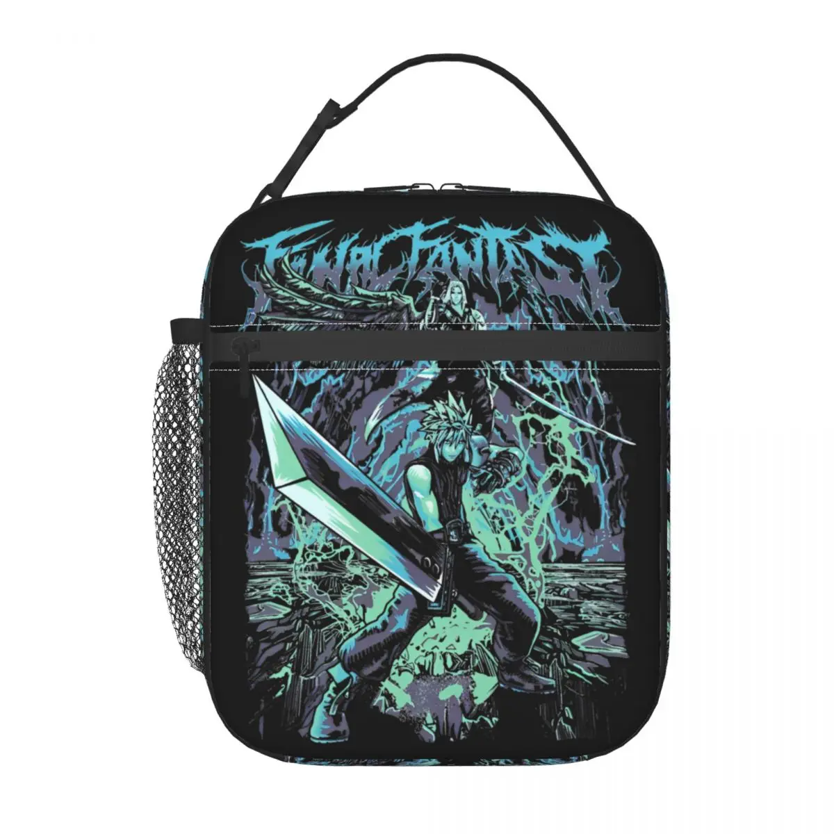 Final Fantasy Game Fans Lover Accessories Insulated Lunch Bags For Picnic Food Container Portable Thermal Cooler Lunch Boxes