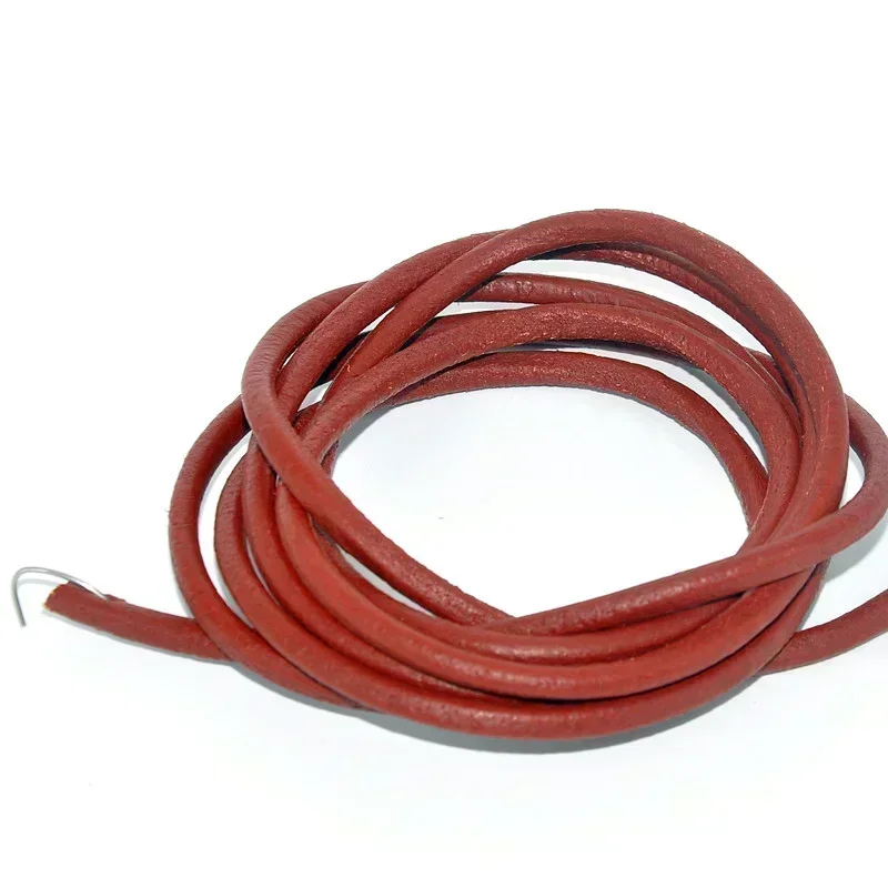 1Pcs/180cm Leather Belt Treadle Parts with Hook for Singer Sewing Machine 5mm 6mm Household Home Old Sewing Machines Accessory