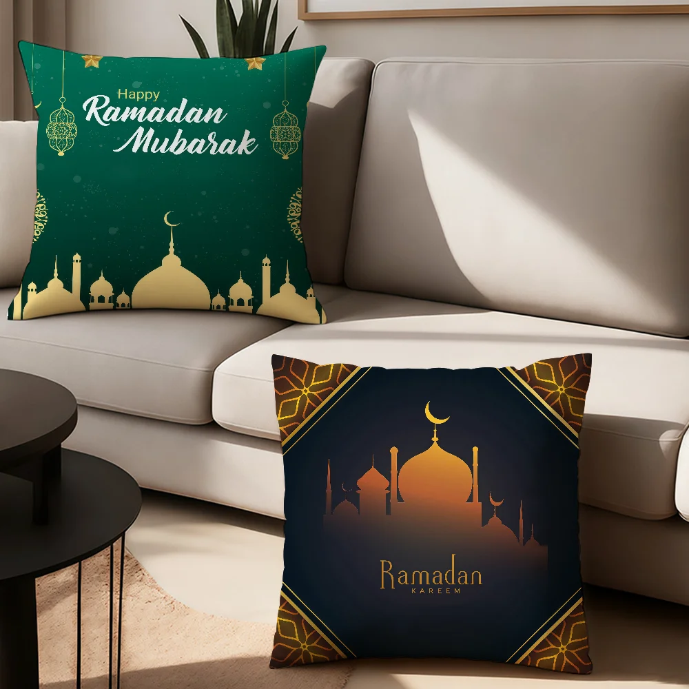 

Festival Ramadan gift Pillow Case Office Cushions Suitable For Sofa Car Bedroom Decorative Cushion Cover