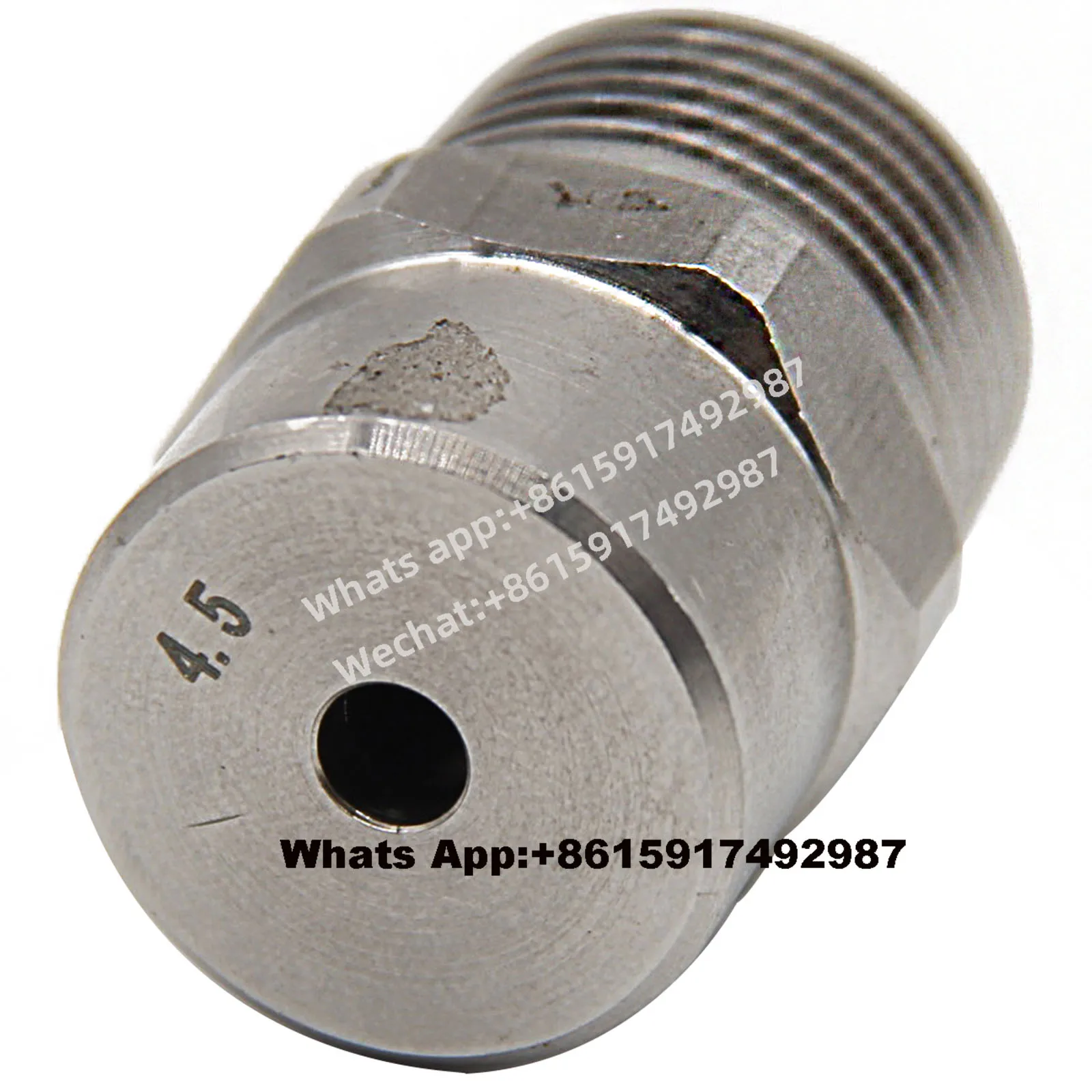 

1/4’’ 304 Stainless Steel Full Solid Cone Spray Nozzle High Pressure Water Spray Jet Nozzle Industrial Drying Cooling