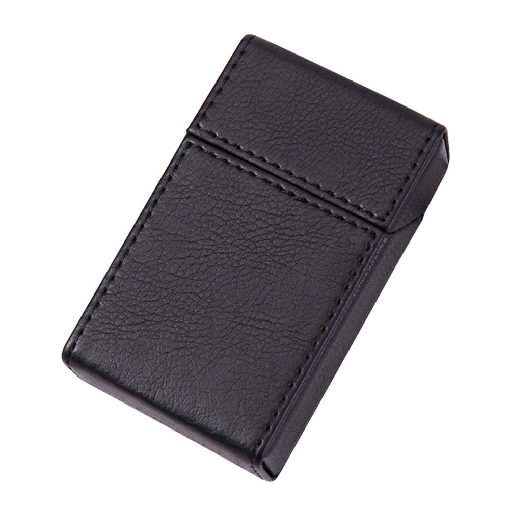 PU Leather Cigarette Case For Tobacco Storage Box Holder For Holding Up To 20 Cigar Protective Cover Lighter Sleeve Gadgets