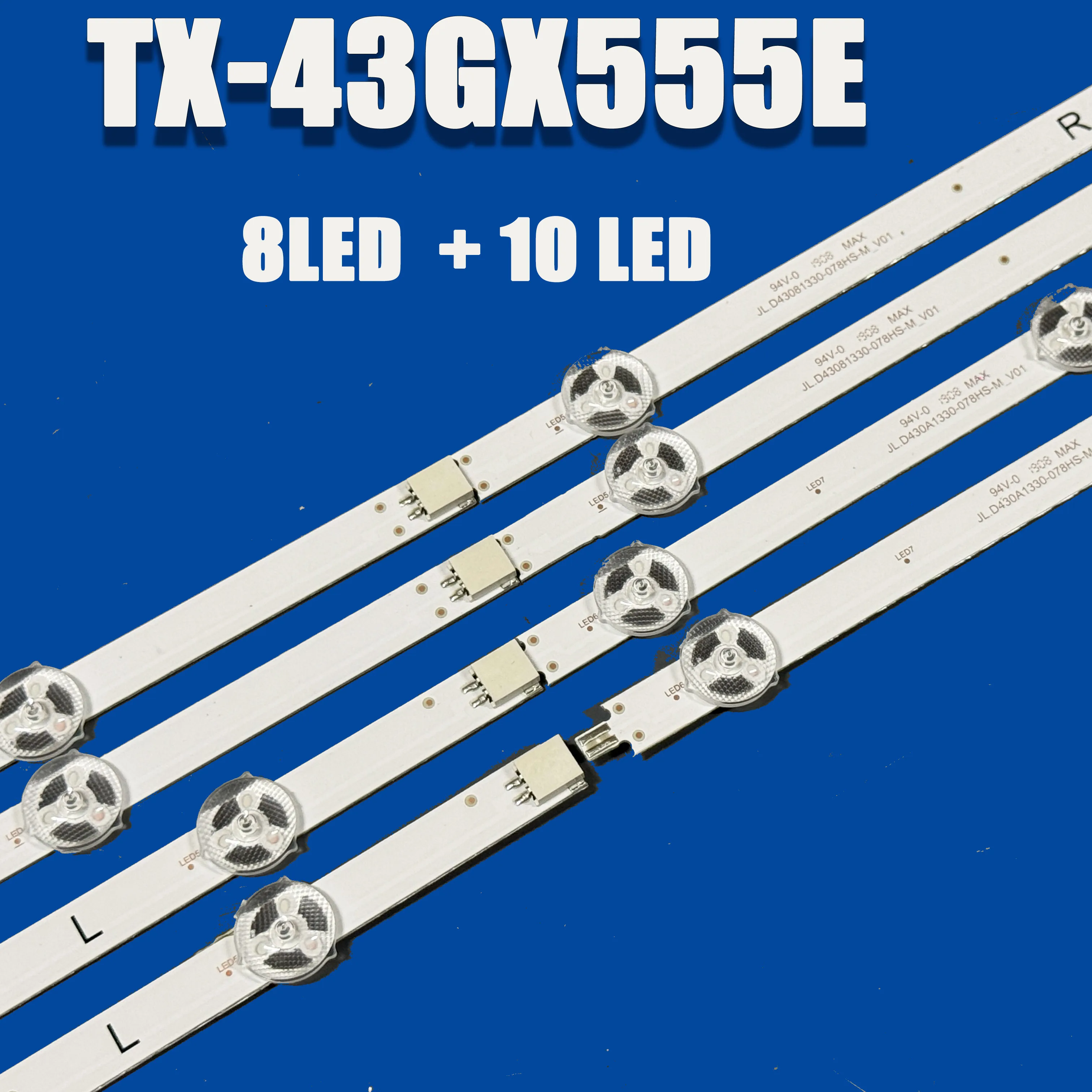 LED Strip TX-43GX555E TX-43FX550 43HE4000 VES430UNYB TX3503S LT-43C890 TX-43FX555B TX-43FX555E TX-43GS352B TX-43GX551B SVV430A78