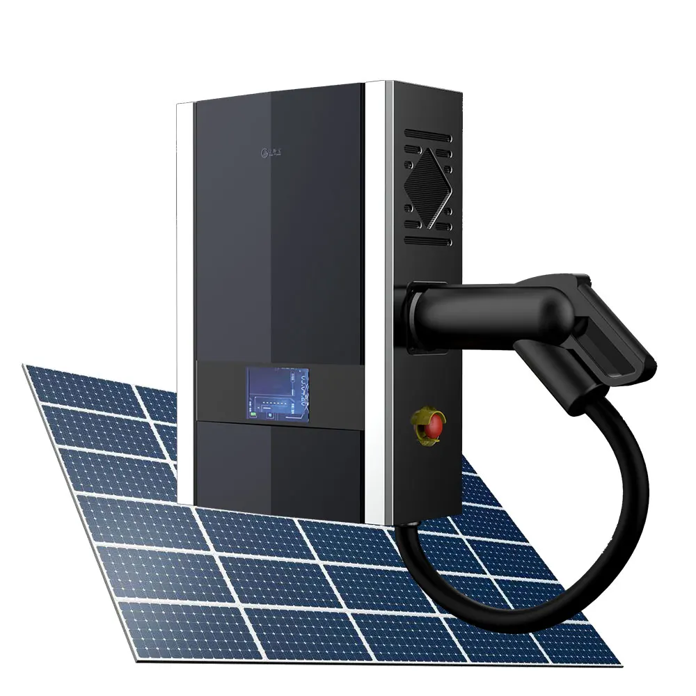 محطة شحن سريعة للغاية عالية الطاقة 40KW تعمل بالطاقة الشمسية التيار المباشر شاحن سيارة كهربائية تيار مستمر EV لمحطة شحن سريع