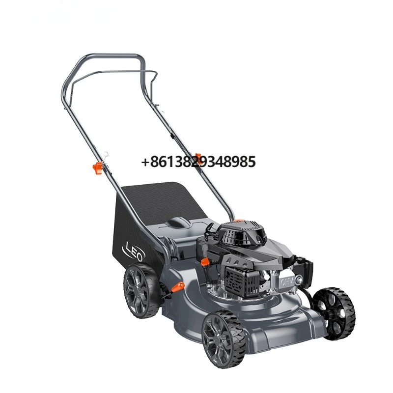 LM40-E Наборы садовых инструментов 4-тактные аккумуляторные газонокосилки Мини-ручная бензиновая газонокосилка с задней крышкой