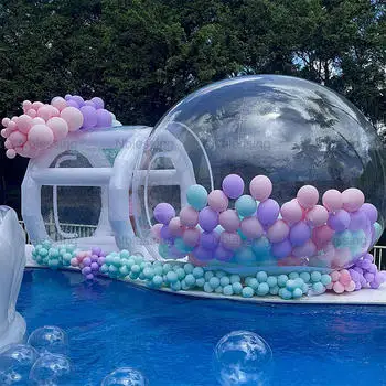 Hotel Outdoor Party Kids Bubble Houses Inflatable Bubble Tent Lodge for Event Advertisingpromote sales