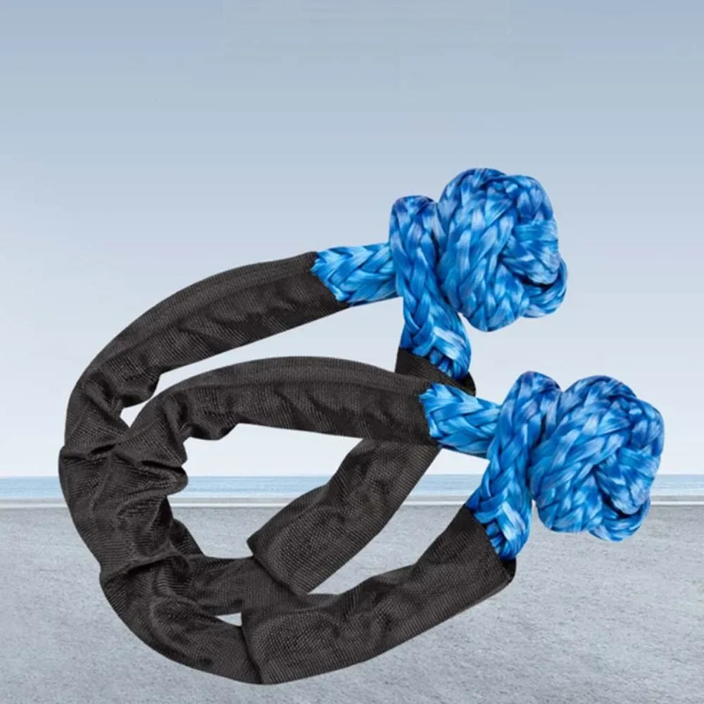 車のトレーラーフック,牽引ストラップ,ソフトシャックル,ウインチ,ロープノット,17トン,37400ポンド