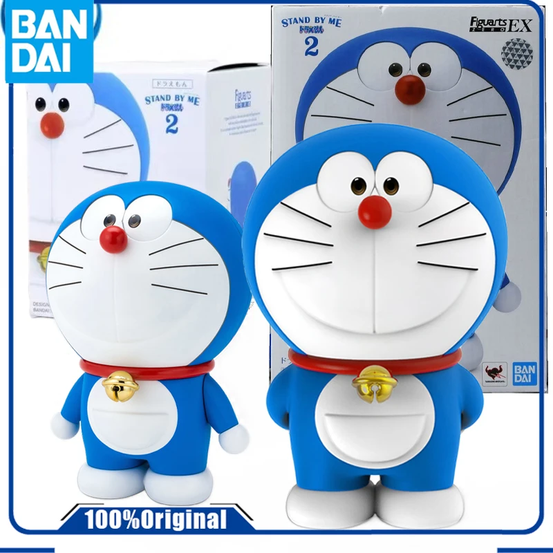 Bandai  Genuine Original   FIGUARTS ZERO OMNIBUS DORAEMON (STAND BY ME DORAEMON 2)     Action Figure Toys For Boys Girls Kids