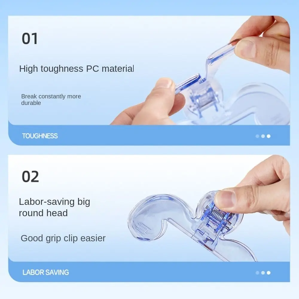 12° Support Angle Reading Aid Fixed Book Clip Anti-slip Visible Book Page Holder Portable Multi-Functional Books Fixed Clip Work