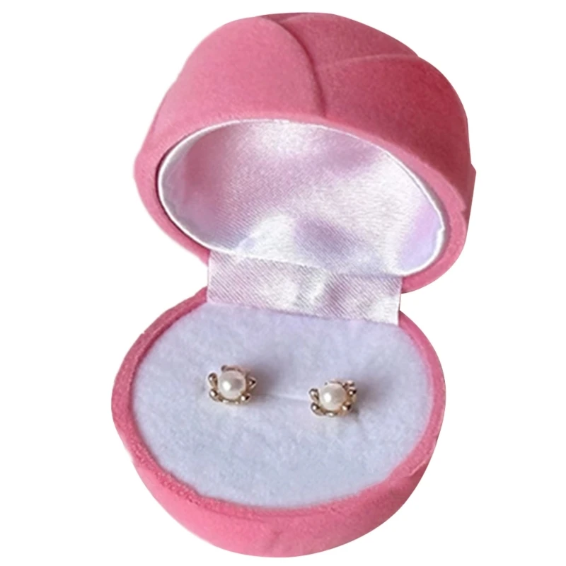Exquisite Rose Shaped Rings Jewelry Holder Box for Jewelry Enthusiasts
