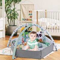 Baby Gym Play Mat Sensory Development Activity Game Mat With Toys Baby Crawling Pad For Visual Perception Physical Coordination